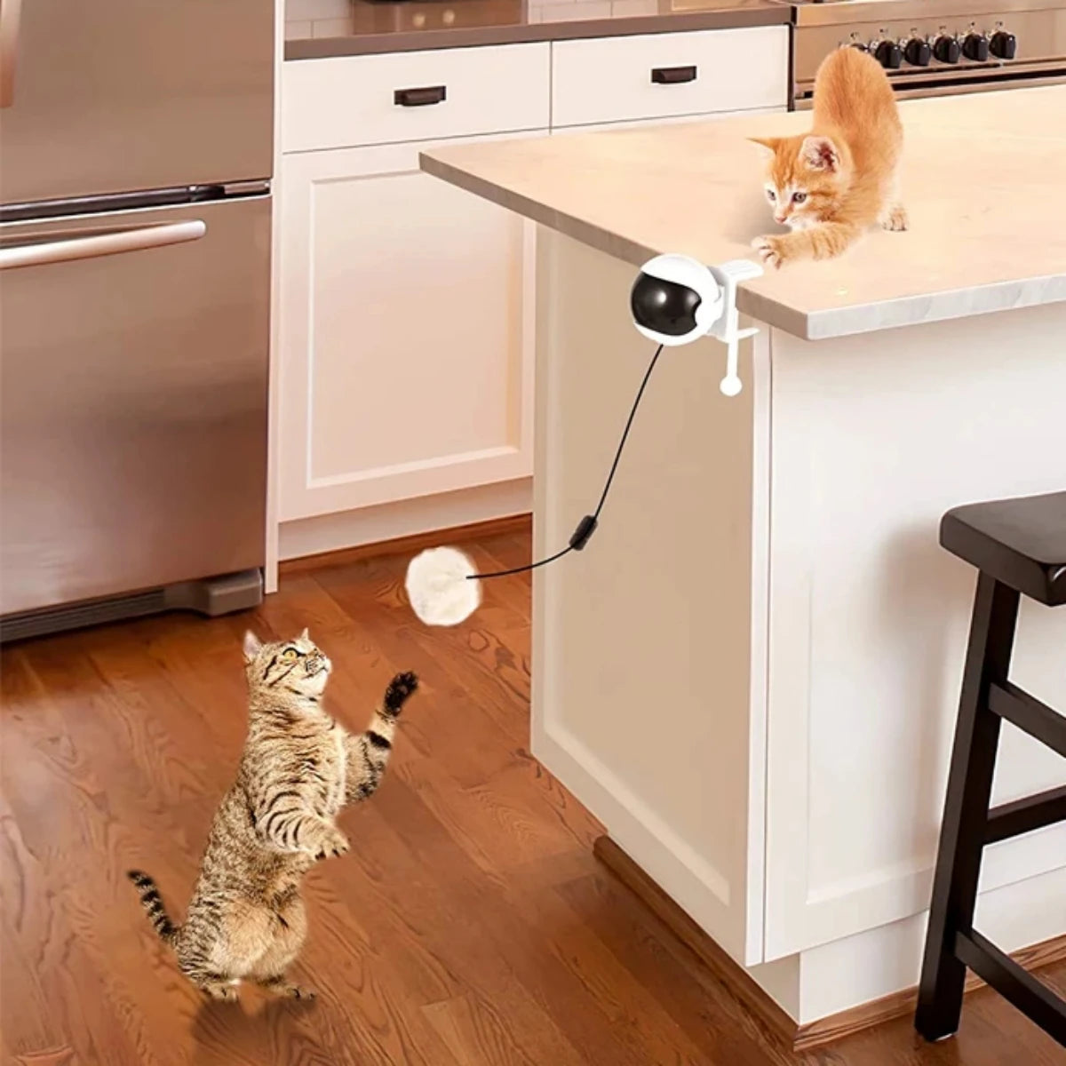 Jouet Électrique Balle Levante pour Chat — Interactif & Autonome