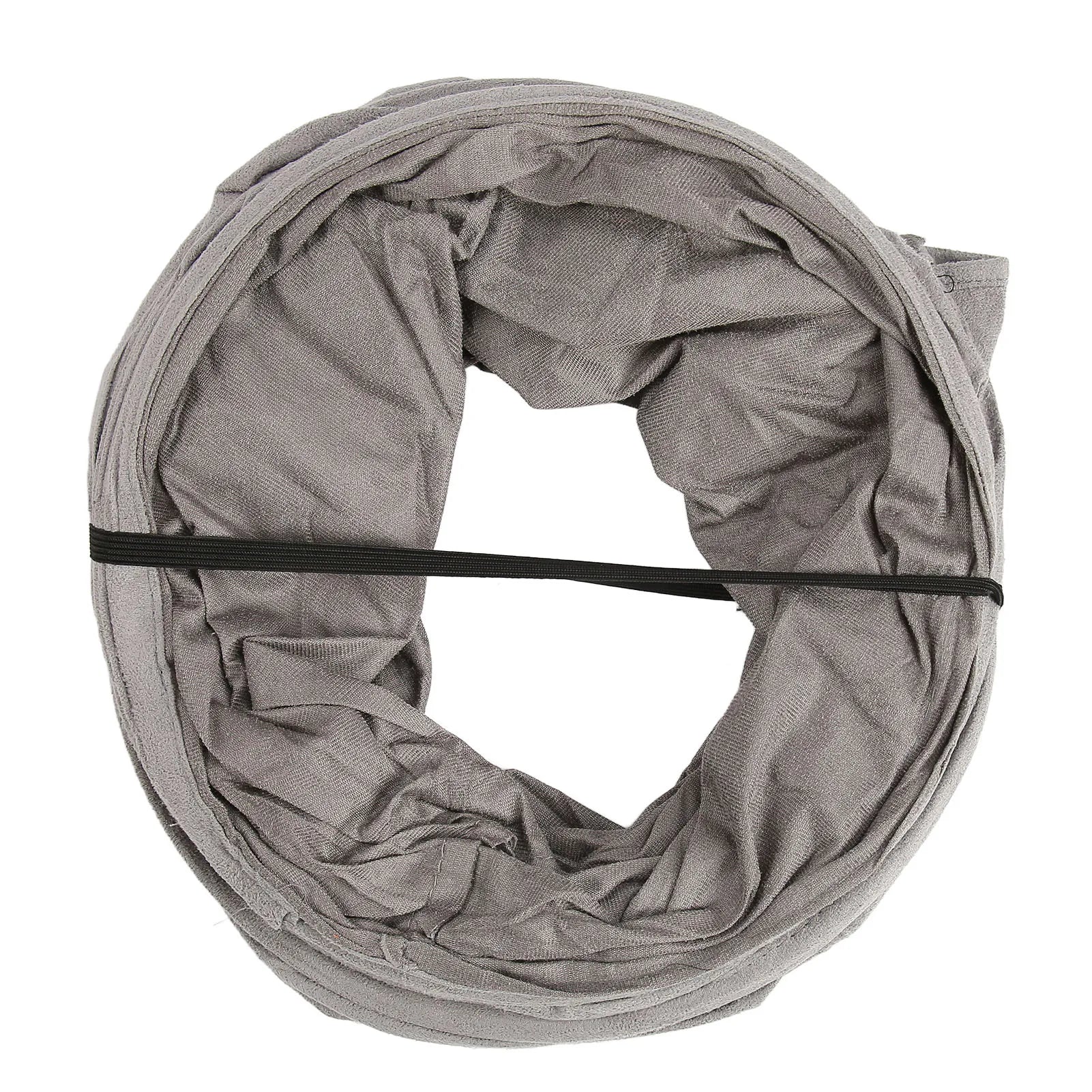 Tunnel Interactif Pliable pour Chat — Grand Espace, Forme en S & Balle Suspendue