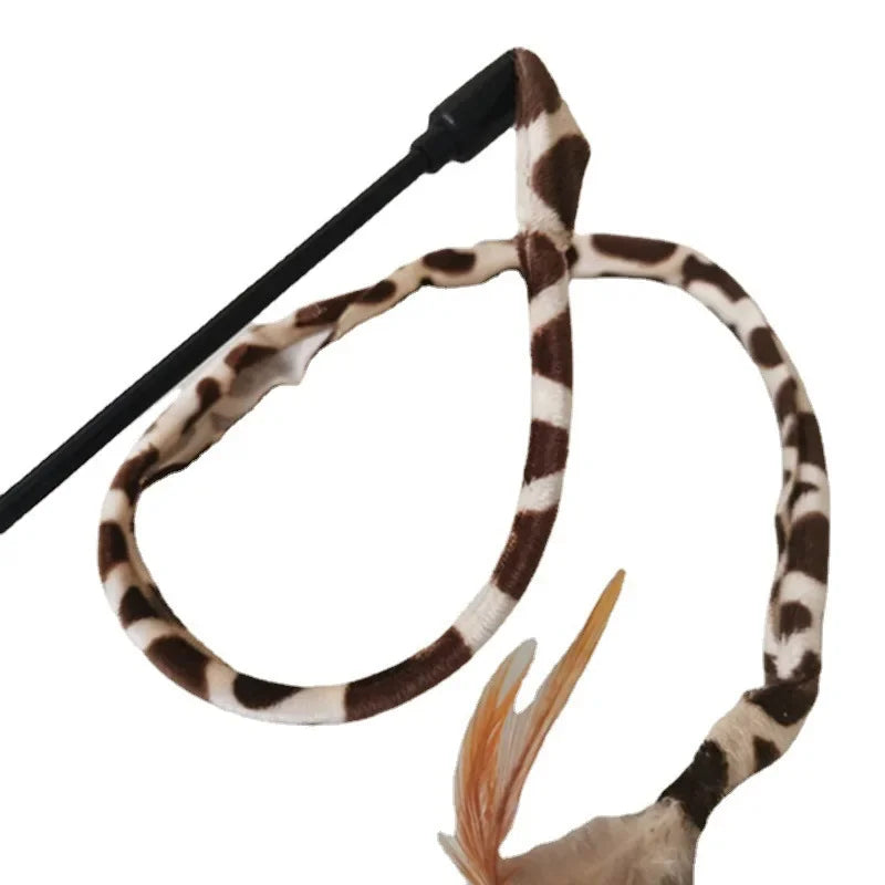 Baguette à Plumes Interactive pour Chat — Jeu & Stimulation